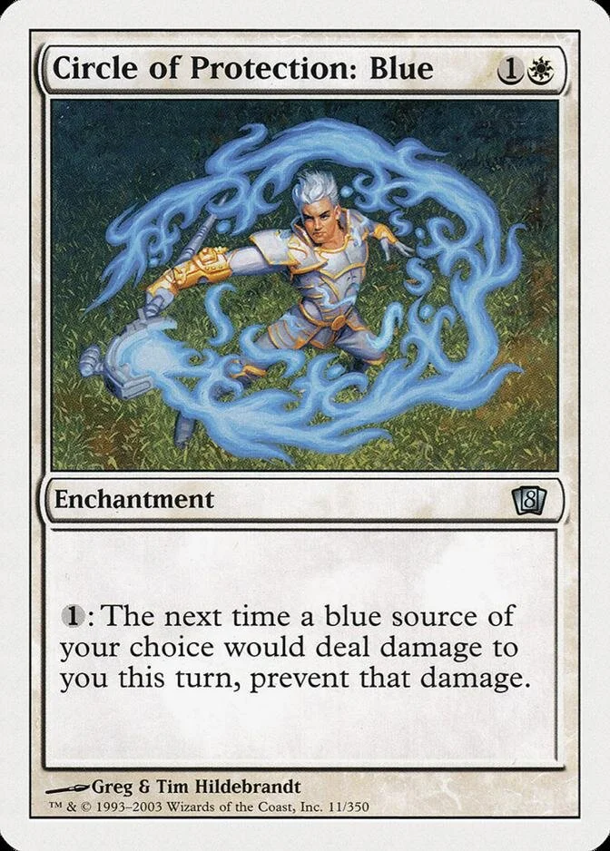 Circle of Protection: Blue [8ED] (F)