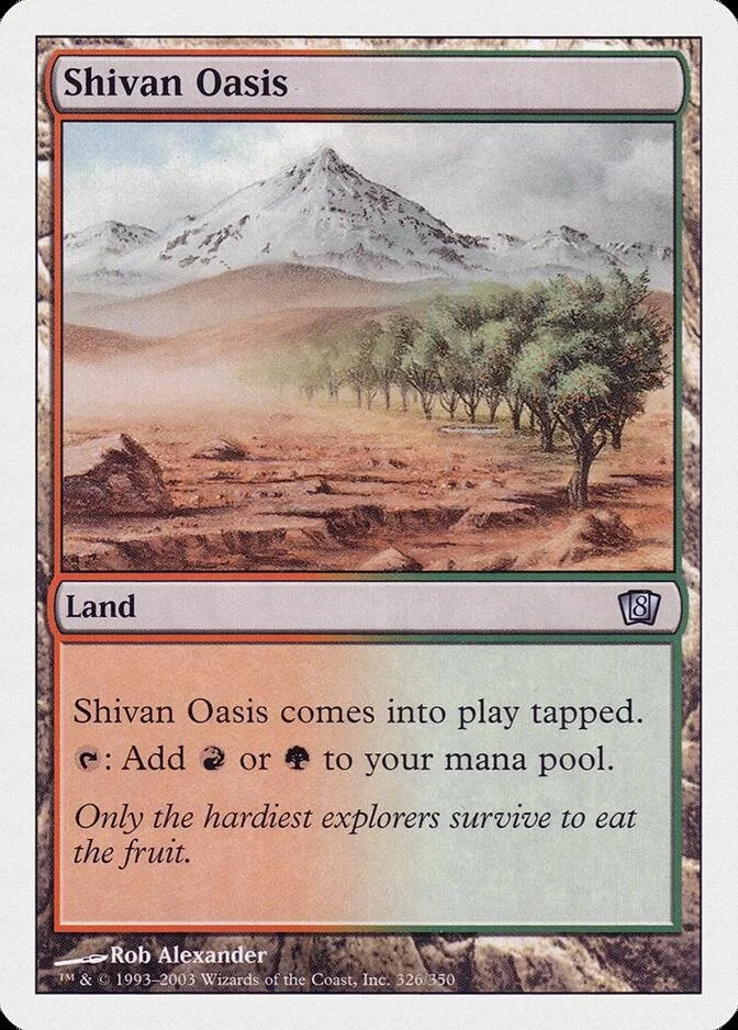 Shivan Oasis [8ED] (F)