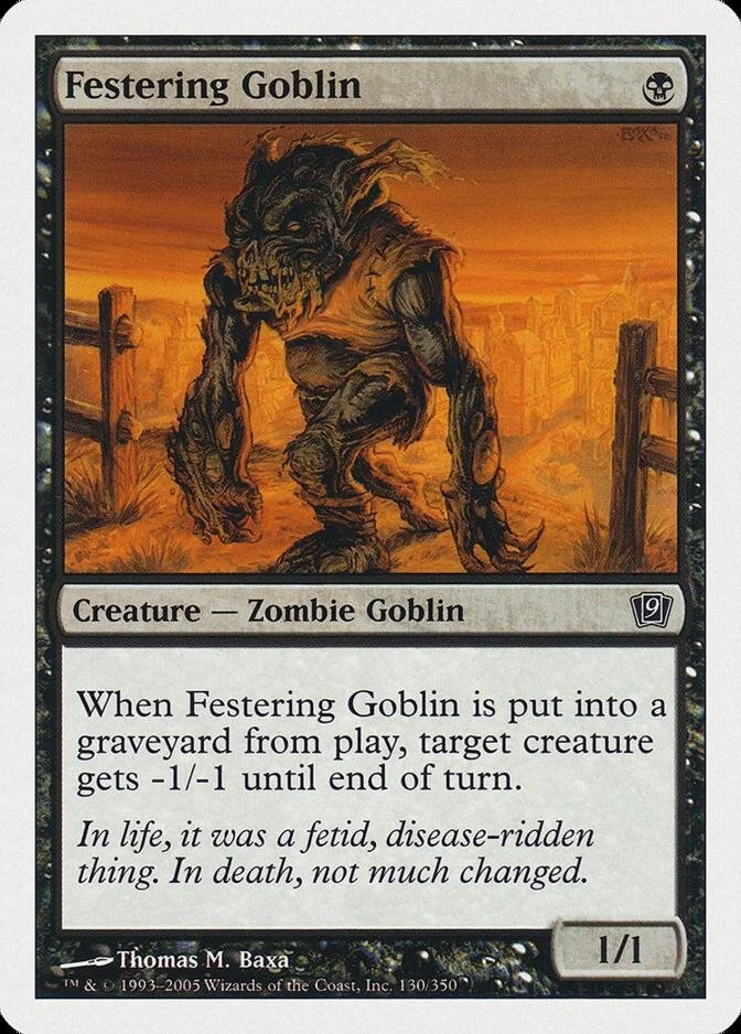 Festering Goblin [9ED] (F)