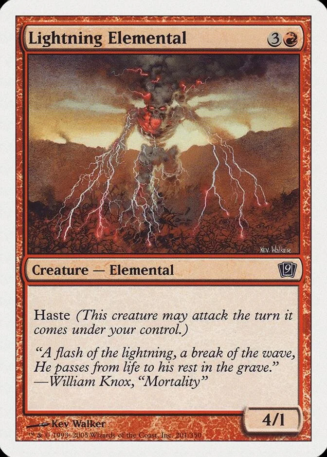 Lightning Elemental [9ED] (F)