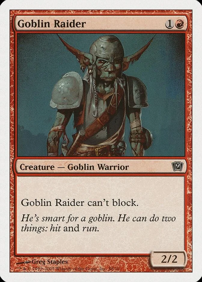 Goblin Raider [9ED] (F)