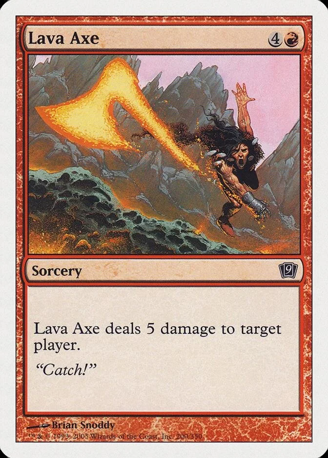 Lava Axe [9ED] (F)