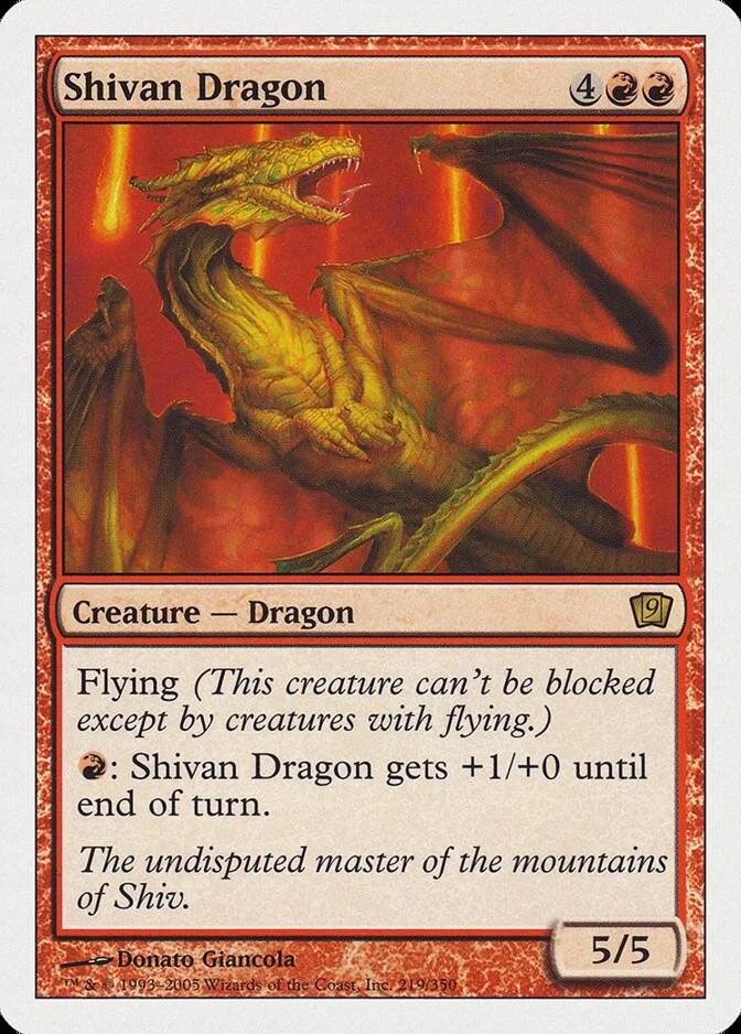 Shivan Dragon [9ED] (F)