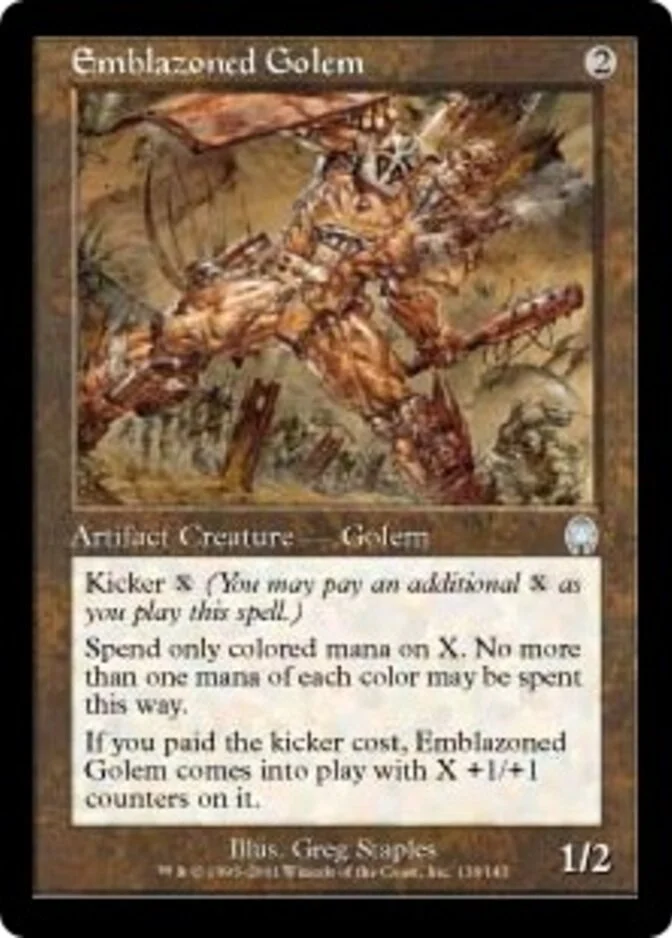 Emblazoned Golem [AP] (F)
