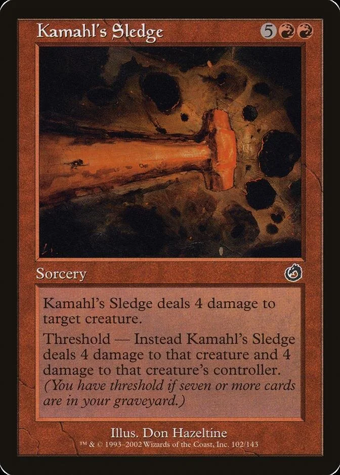 Kamahl's Sledge [TOR] (F)