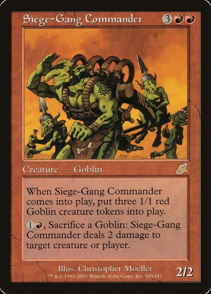 Siege-Gang Commander [SCG] (F)