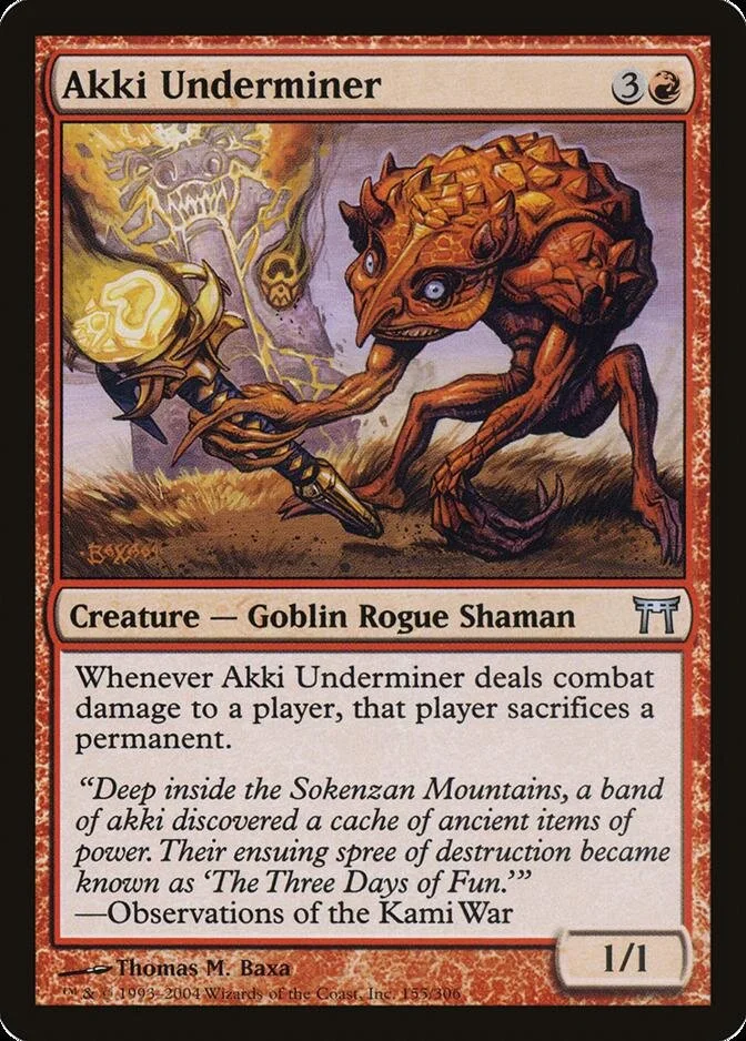 Akki Underminer [CHK] (F)