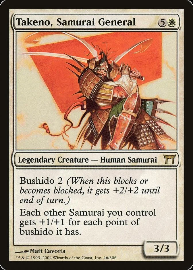 Takeno, Samurai General [CHK] (F)