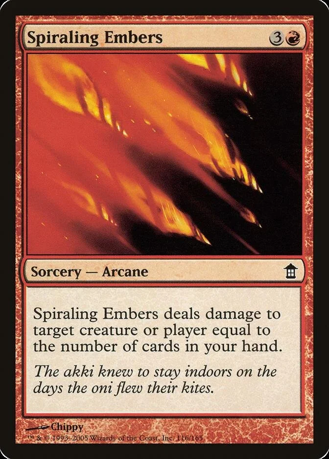 Spiraling Embers [SOK] (F)