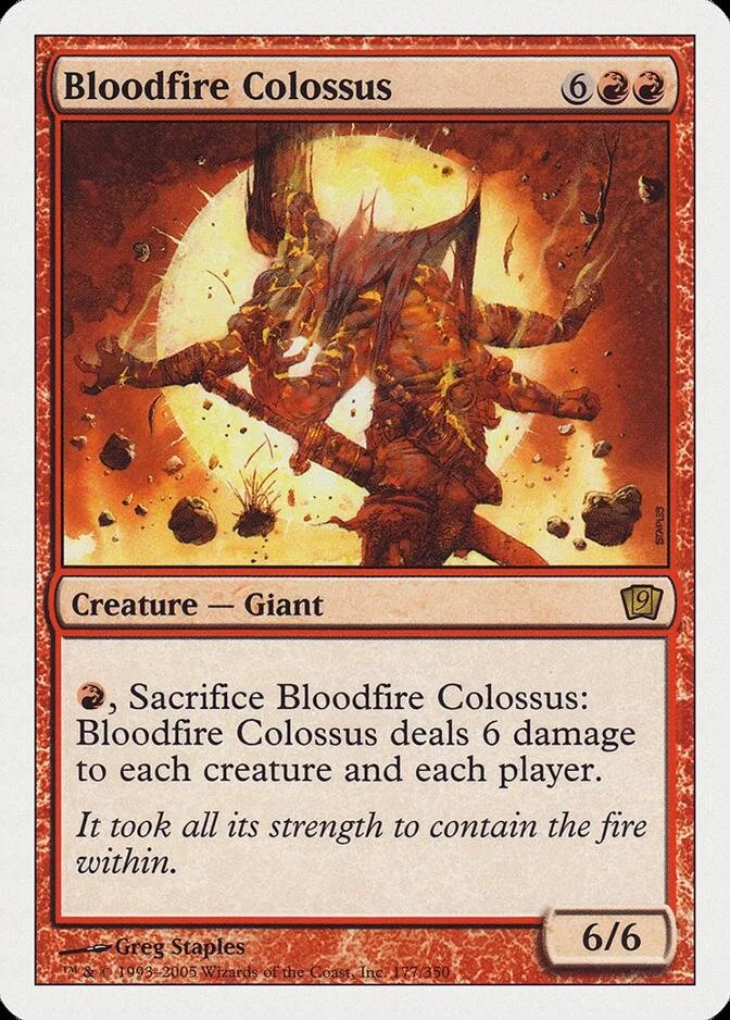 Bloodfire Colossus [9ED] (F)