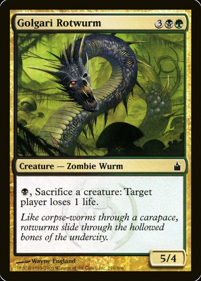 Golgari Rotwurm, Ravnica: City of Guilds (RAV) Price History