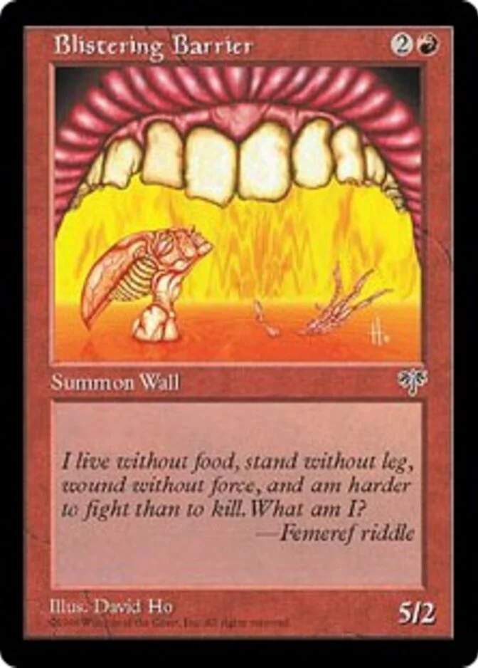 Blistering Barrier [MI] (F)