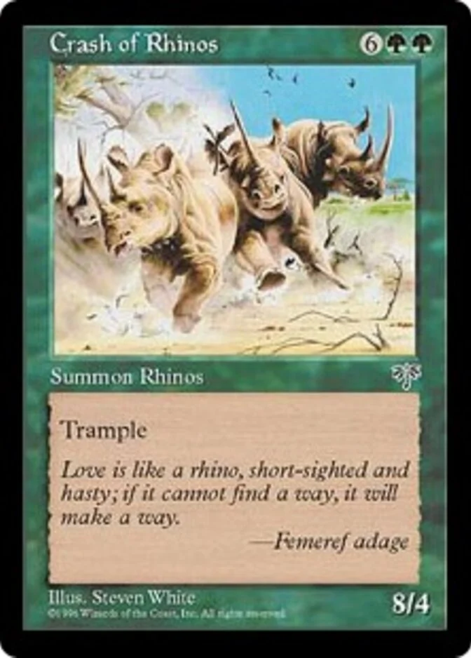 Crash of Rhinos [MI] (F)