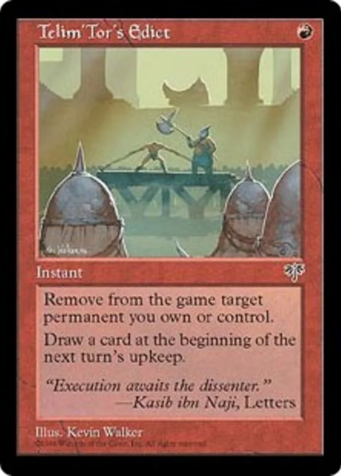 Telim'Tor's Edict [MI] (F)