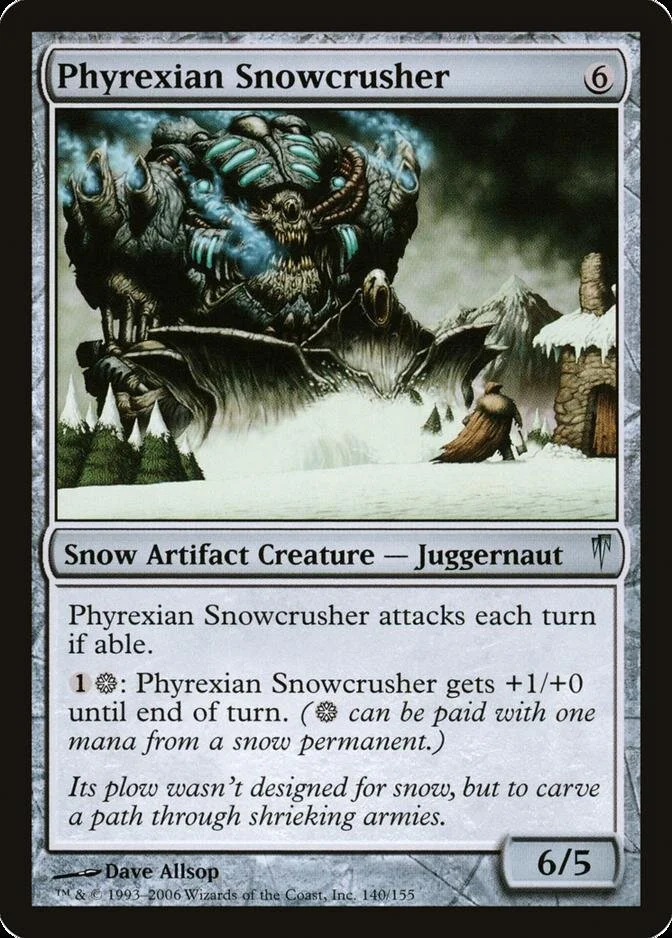 Phyrexian Snowcrusher [CSP] (F)