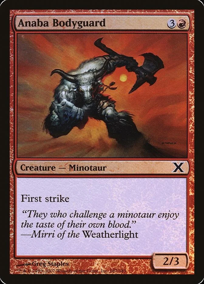 Anaba Bodyguard [10E] (F)