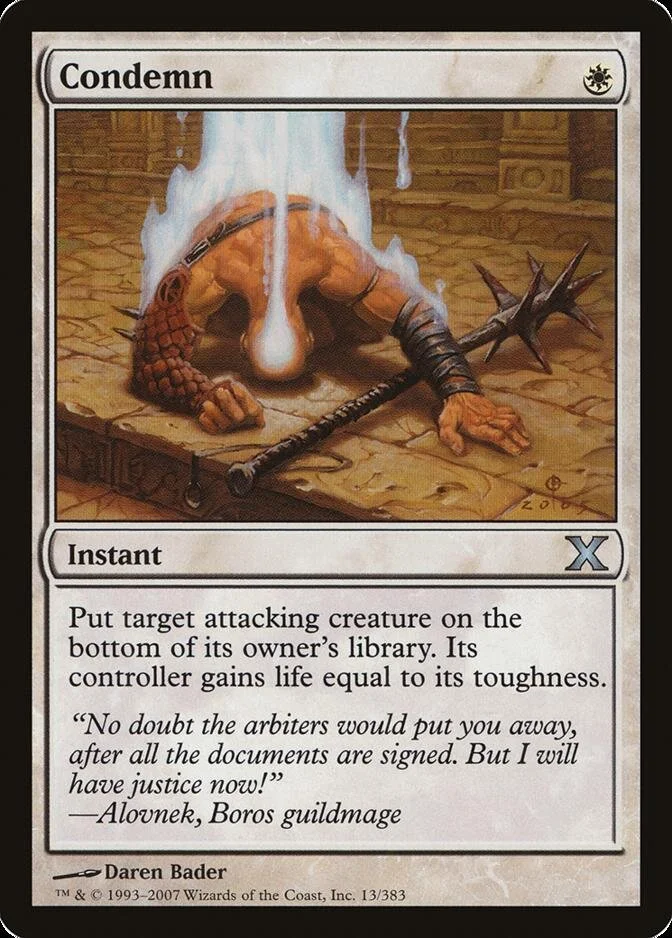 Condemn [10E] (F)