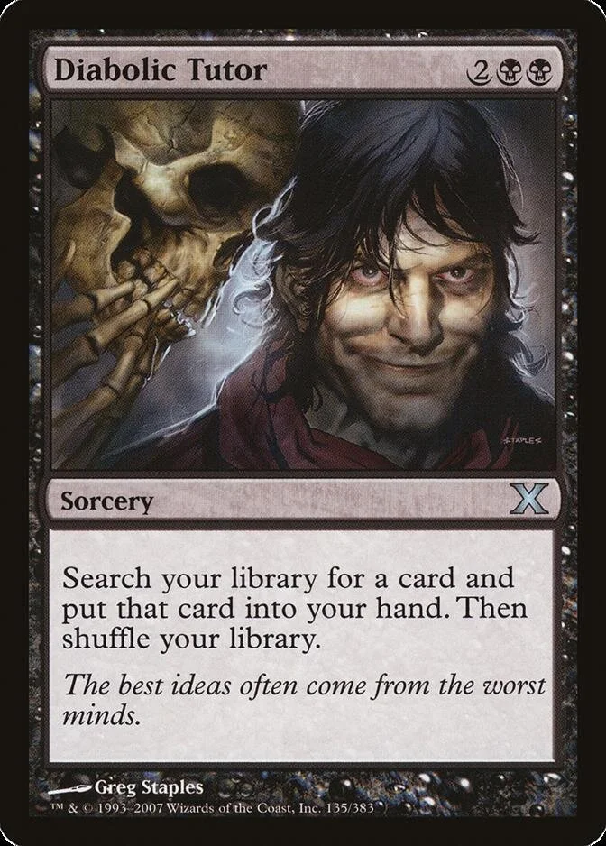 Diabolic Tutor [10E] (F)