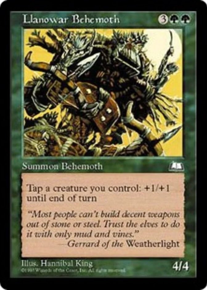 Llanowar Behemoth [WL] (F)