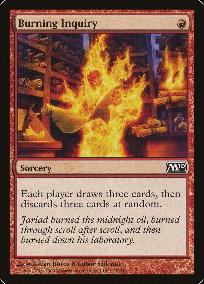 Burning Inquiry [M10] (F)