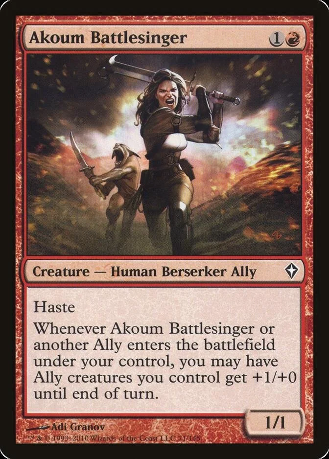 Akoum Battlesinger [WWK] (F)