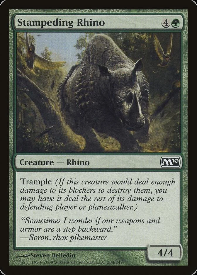 Stampeding Rhino [M10] (F)