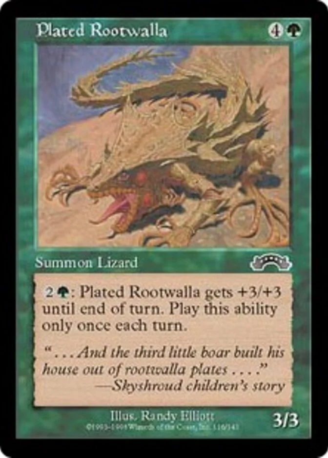 Plated Rootwalla [EX] (F)