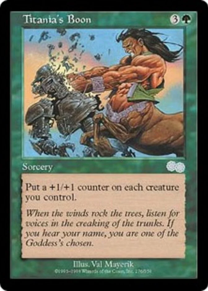 Titania's Boon [UZ] (F)