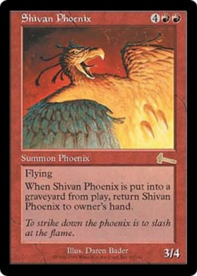 Shivan Phoenix [UL] (F)