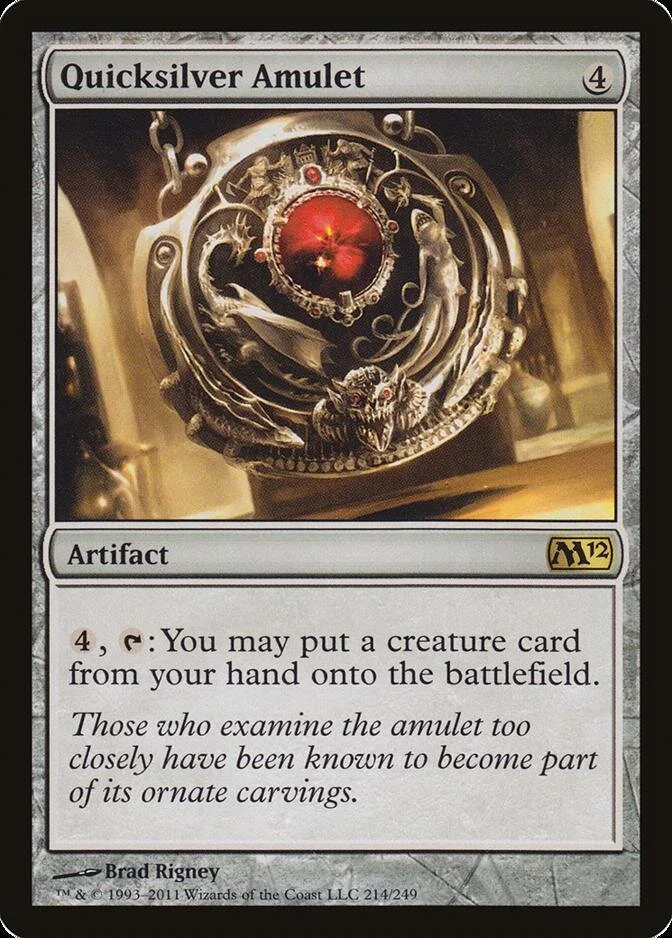 Quicksilver Amulet [M12] (F)