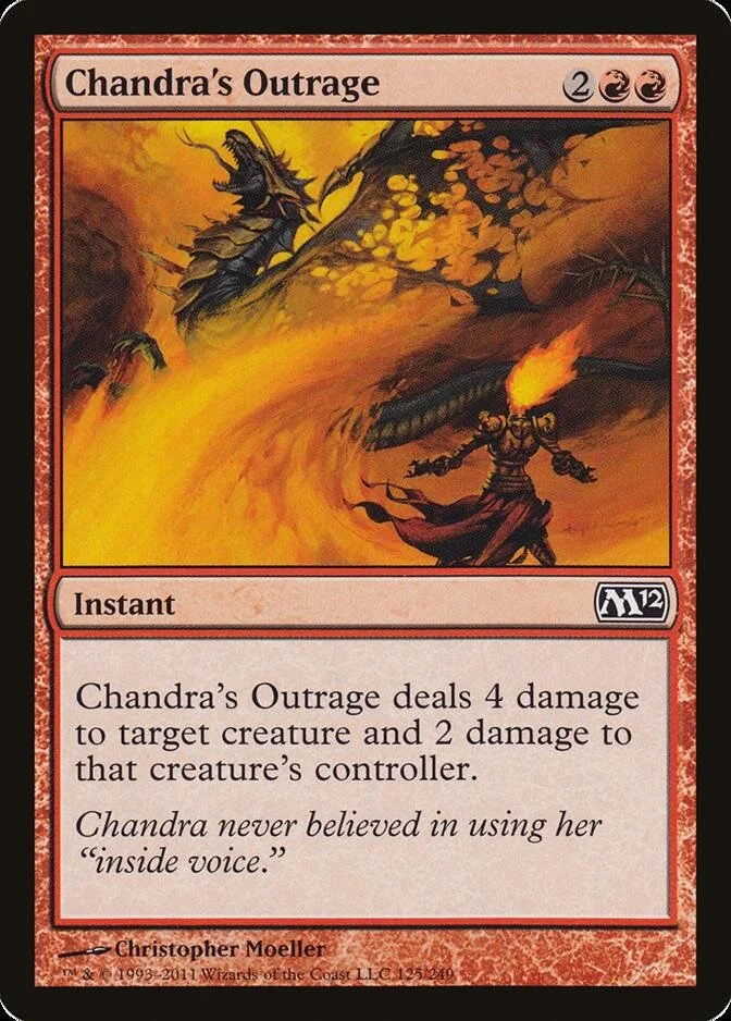 Chandra's Outrage [M12] (F)