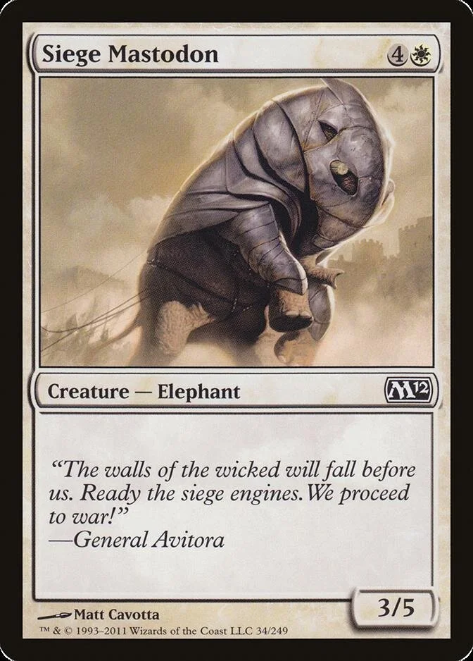 Siege Mastodon [M12] (F)