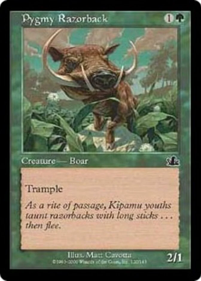 Pygmy Razorback [PR] (F)