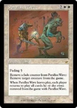 MTG パララクスの波 旧枠Foil 英語版 ネメシス NEM Parallax Wave, Nemesis (NE) Price History