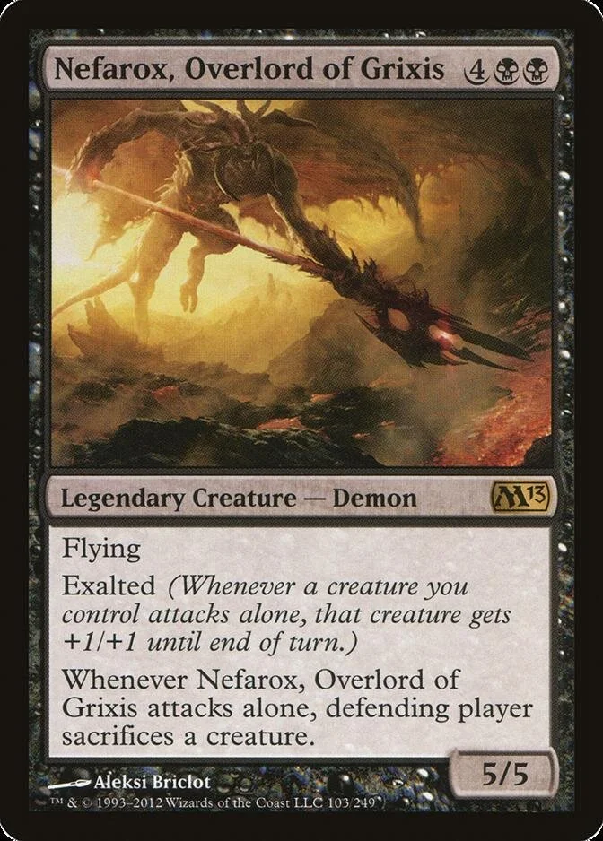 Nefarox, Overlord of Grixis [M13] (F)