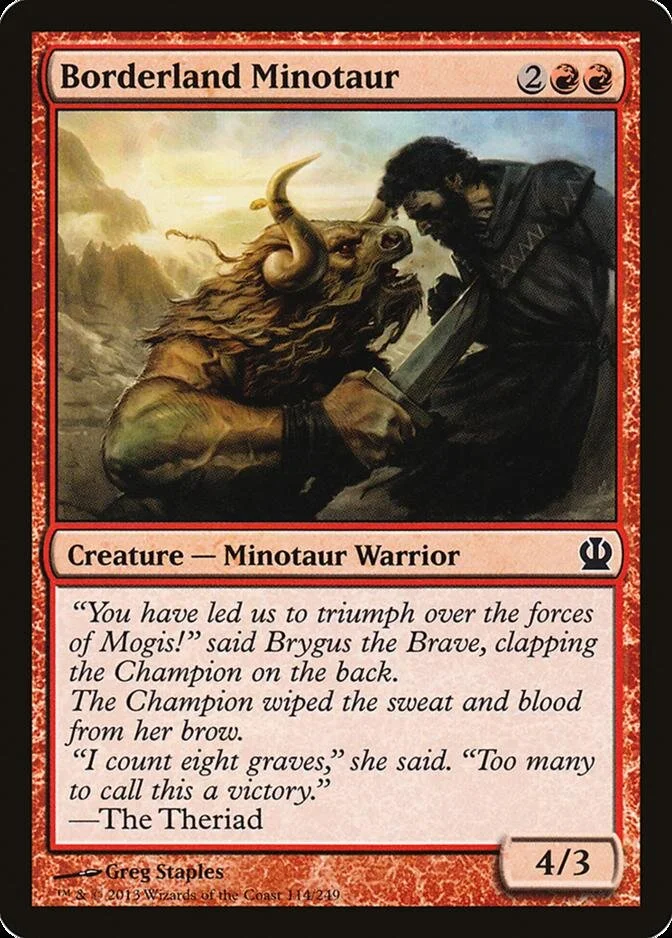 Borderland Minotaur [THS] (F)
