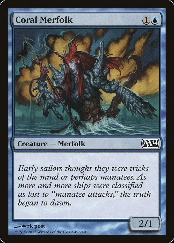 Coral Merfolk [M14] (F)