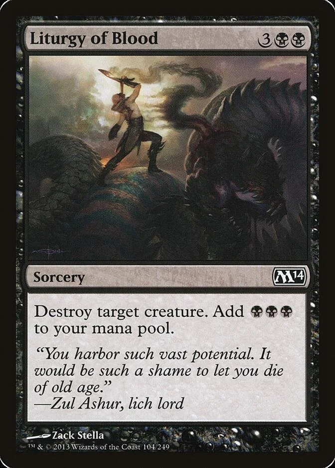 Liturgy of Blood [M14] (F)