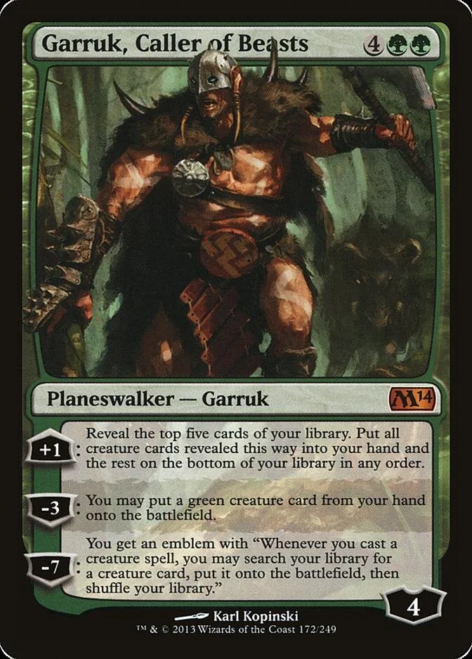 Garruk, Caller of Beasts [M14] (F)