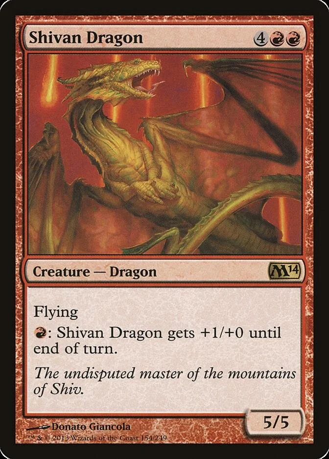 Shivan Dragon [M14] (F)