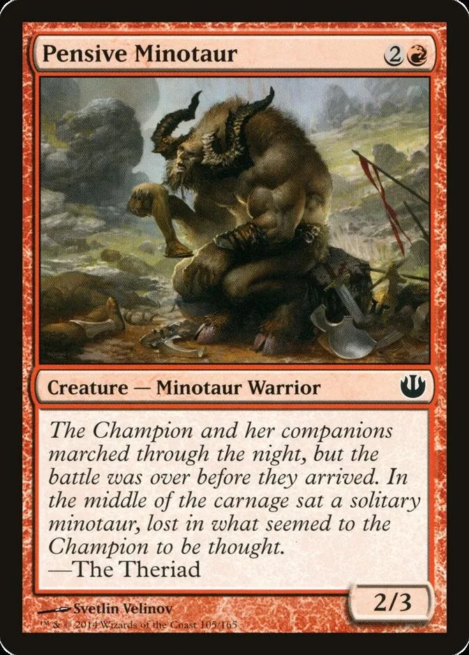 Pensive Minotaur [JOU] (F)