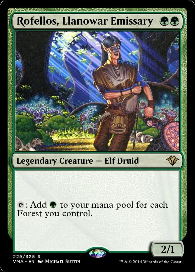 Rofellos, Llanowar Emissary [VMA]