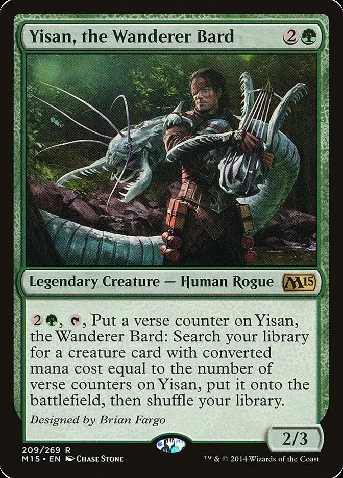 Yisan, the Wanderer Bard [M15]