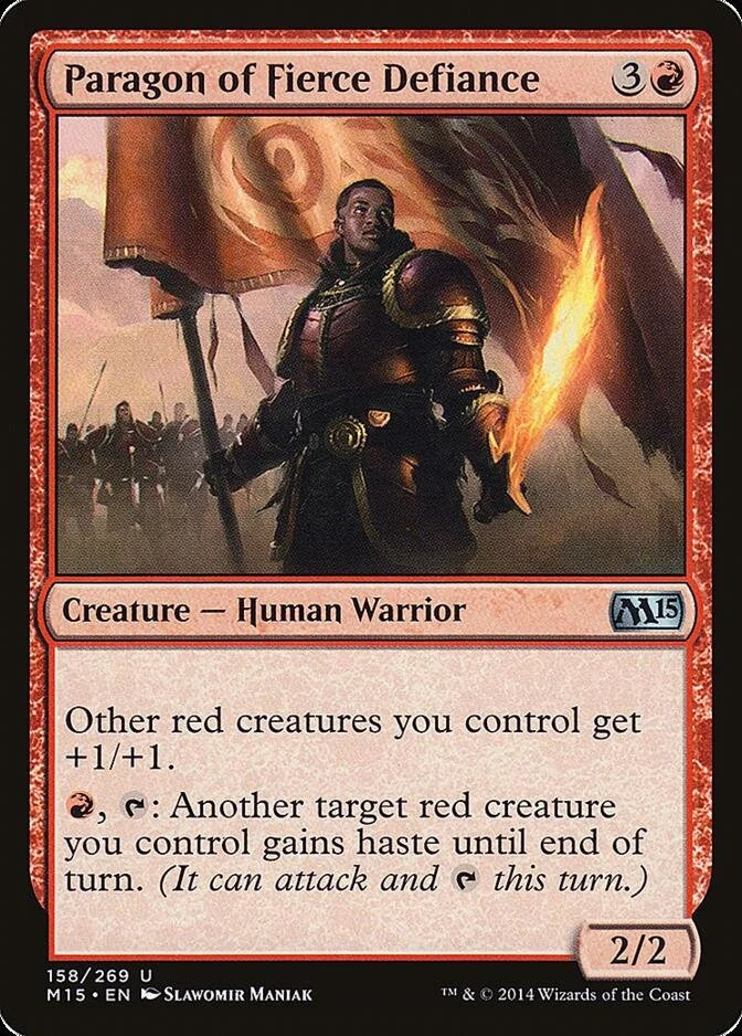 Paragon of Fierce Defiance [M15] (F)