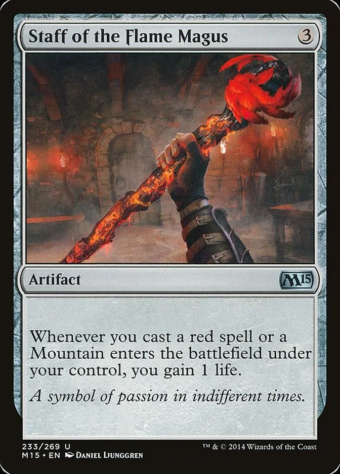Staff of the Flame Magus [M15] (F)