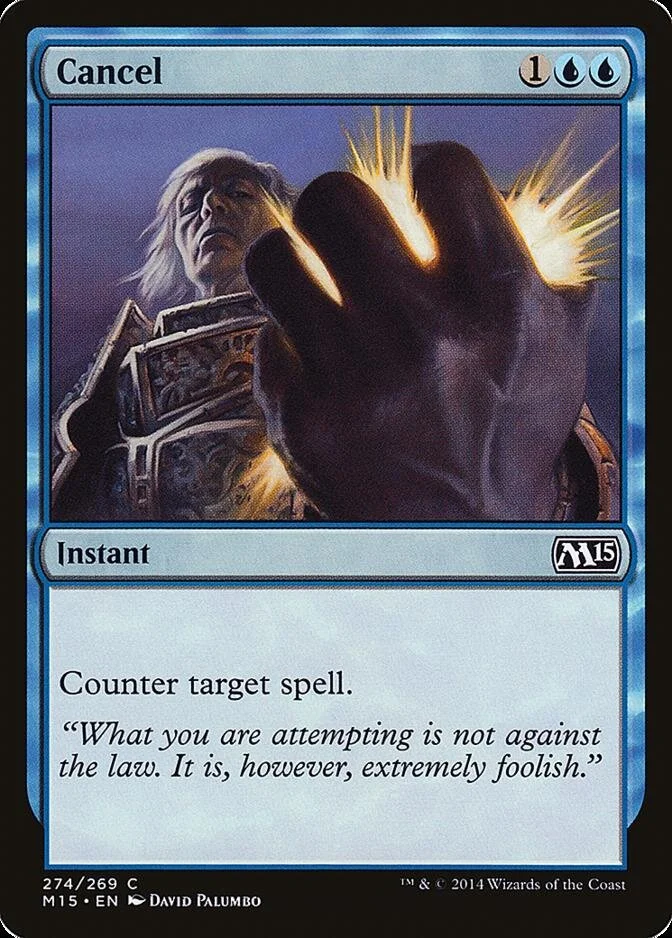 Cancel [M15] (F)