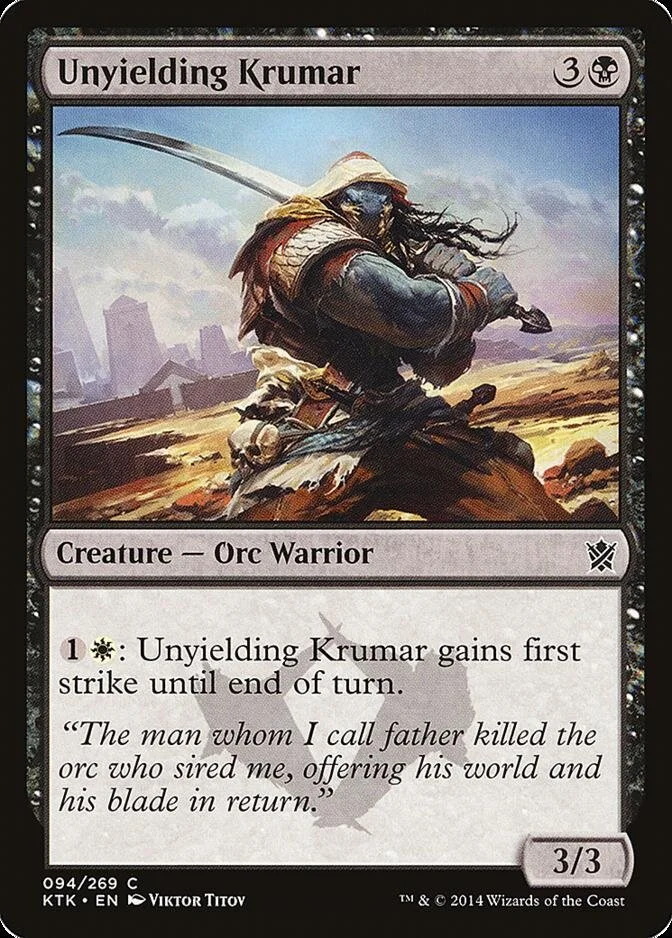 Unyielding Krumar [KTK]