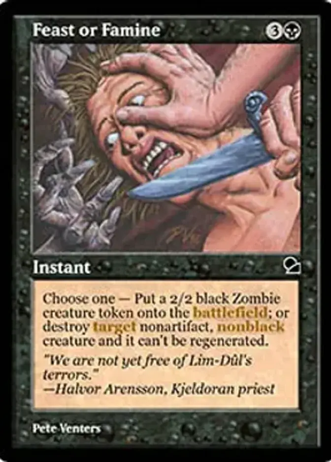 Feast or Famine [MED] (F)