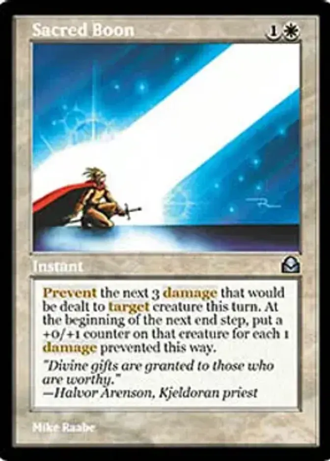 Sacred Boon [ME2] (F)