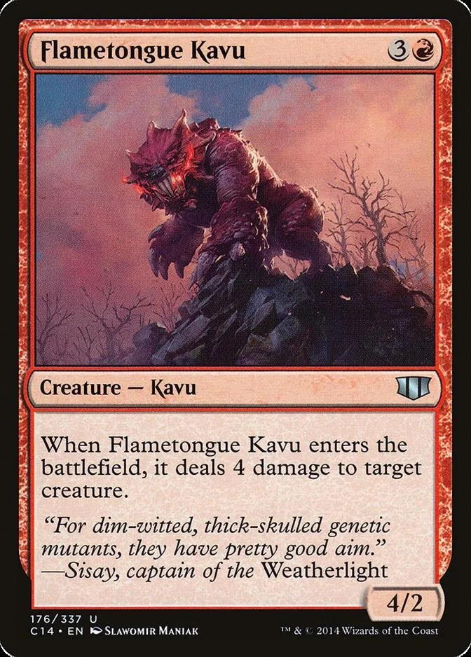 Flametongue Kavu [C14]